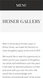 Mobile Screenshot of heisergallery.com.au